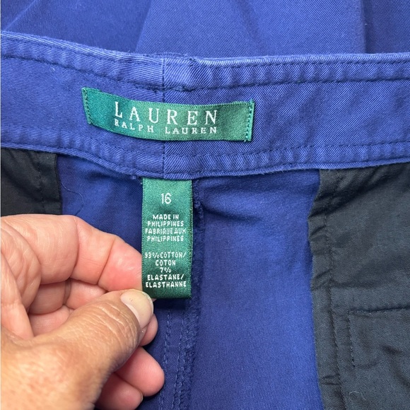 Lauren Ralph Lauren Trousers Navy Blue - Picture 4 of 6